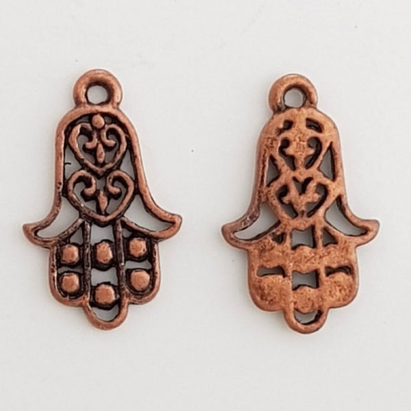 Hamsa handbedel N&deg;02 Brons