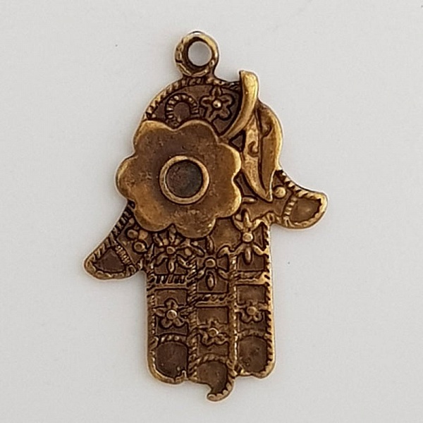 Hamsa handbedel N&deg;03 Brons