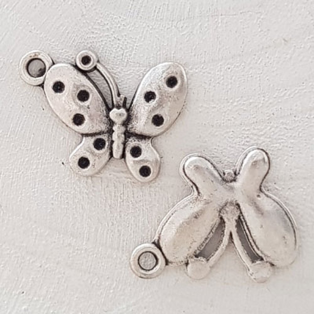 Vlinder bedel N°14 Zilver