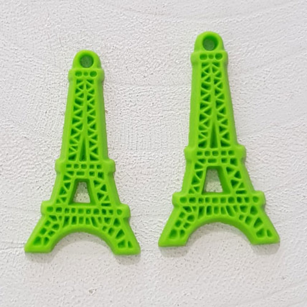 Hanger Eiffeltoren hars Groen