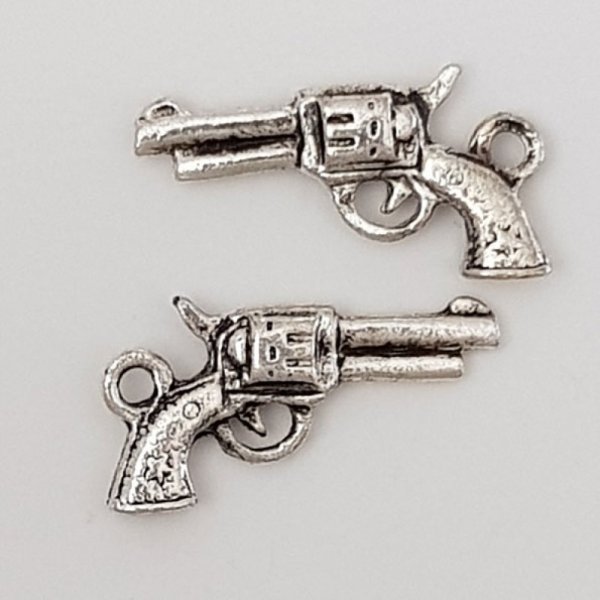 Bedel revolver pistool N&deg;02 Zilver