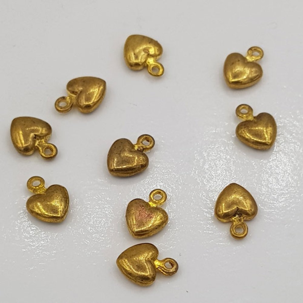 Hart bedels N°37 antiek goud