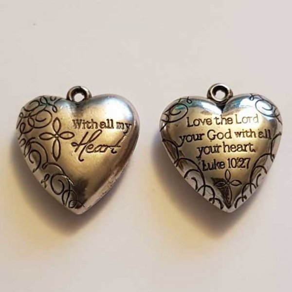 Breloques C&oelig;ur N&deg;42 Argent