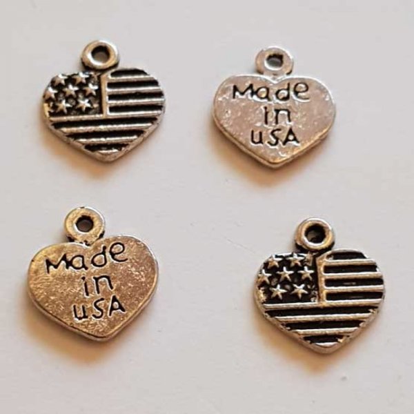 Breloques C&oelig;ur N&deg;52 Argent