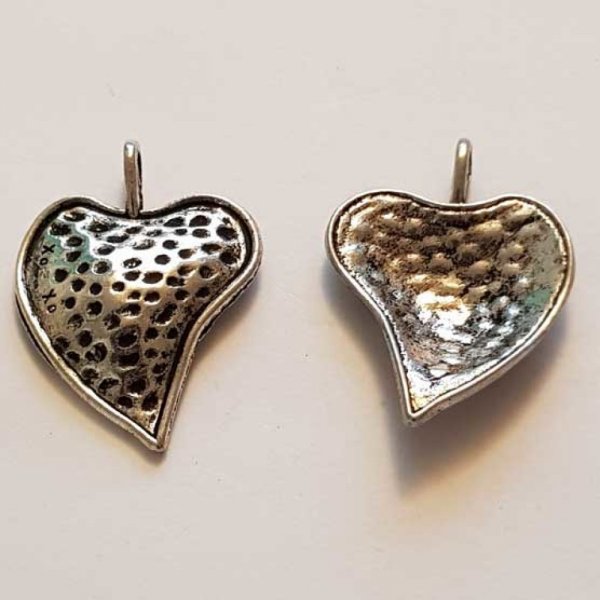 Breloques C&oelig;ur N&deg;60 Argent