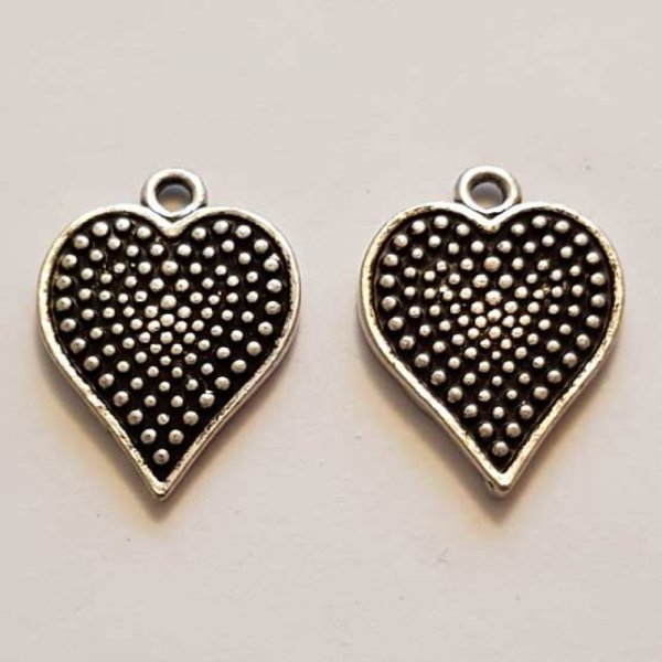 Breloques C&oelig;ur N&deg;61 Argent