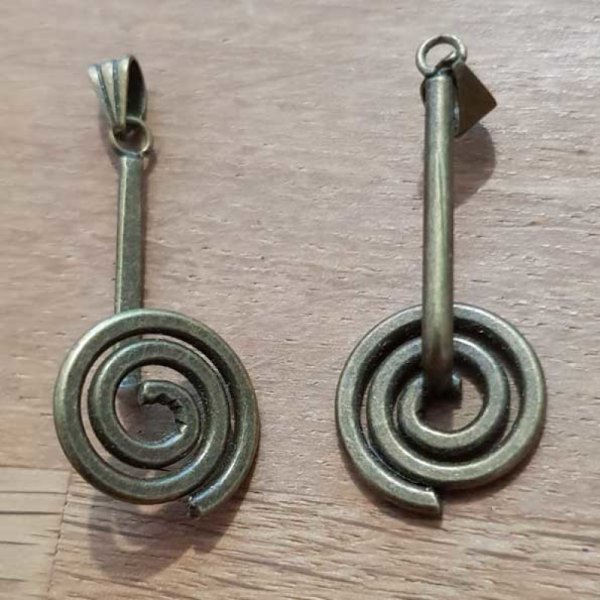 PM Bronzen spiraalsluiting