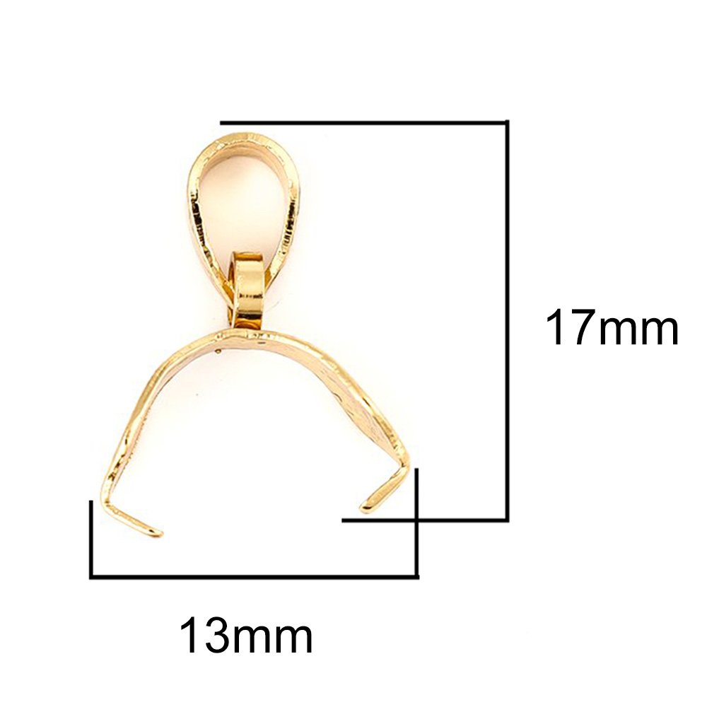 Roestvrijstalen sluiting 3,7 x 17 mm Goud