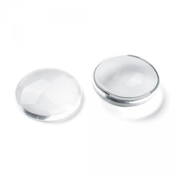 Cabochon Rond 40 mm helder glas R016-40