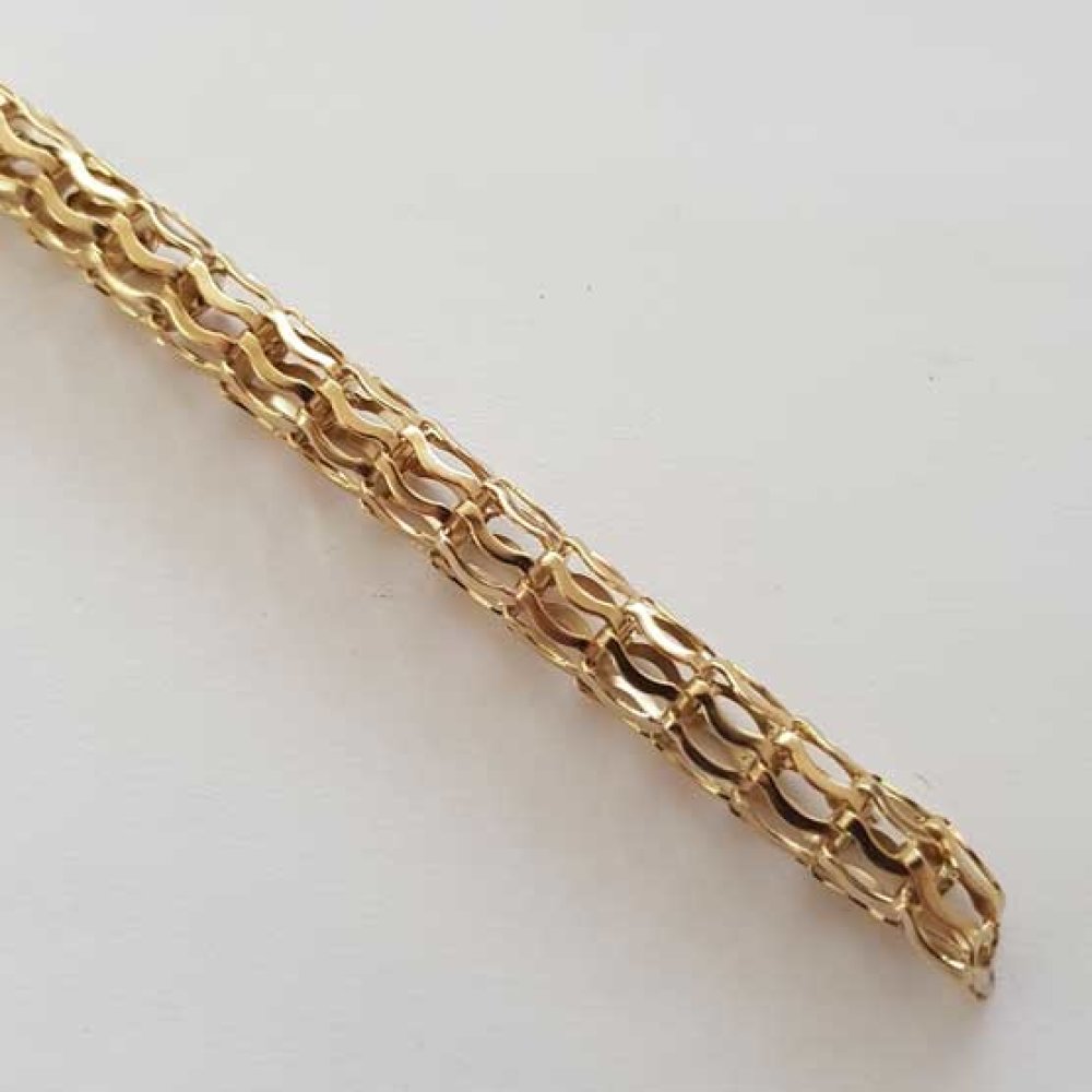 Ketting Visnetbuis 6 mm Goud