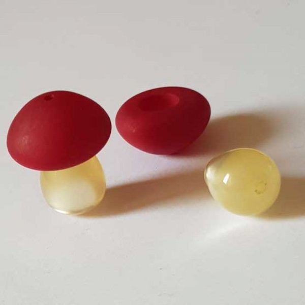 Champignon Polaris Mat/Brillant 32 x 25 mm N&deg;06