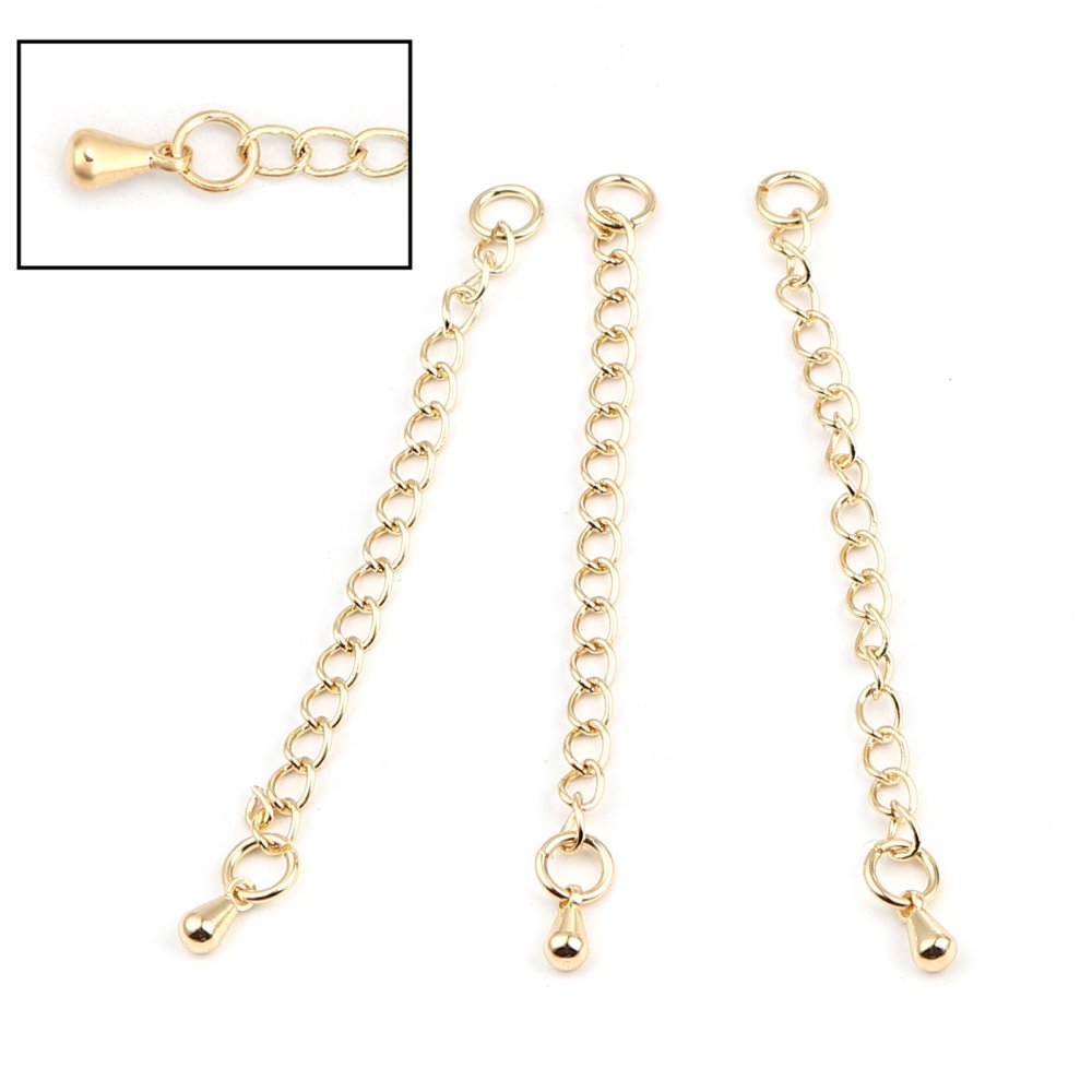 Vergulde koperen armband ketting verlenging