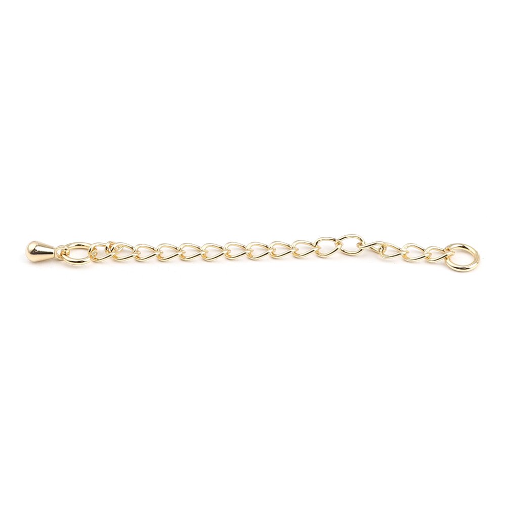 Vergulde koperen armband ketting verlenging