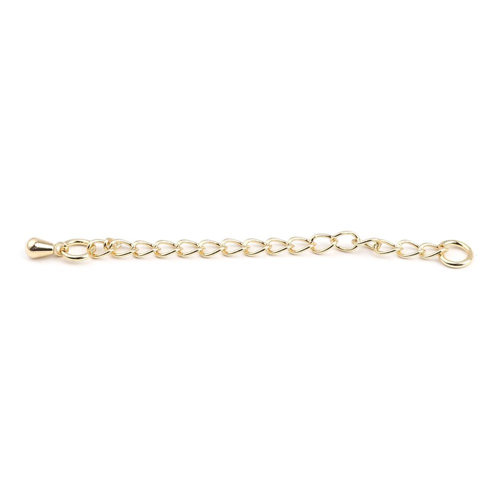 Vergulde koperen armband ketting verlenging