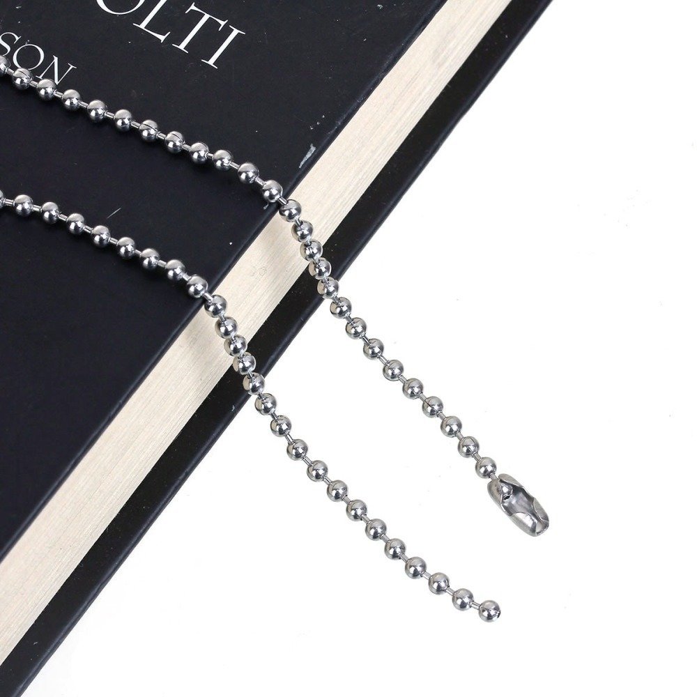 Ketting N°01 kogelketting 304 roestvrij staal 60 cm - 3mm