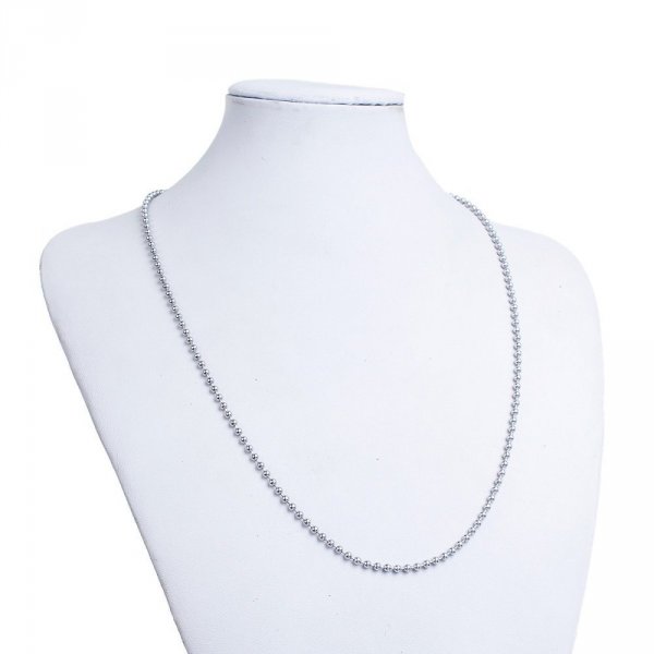 Ketting N&deg;01 kogelketting 304 roestvrij staal 60 cm - 3mm