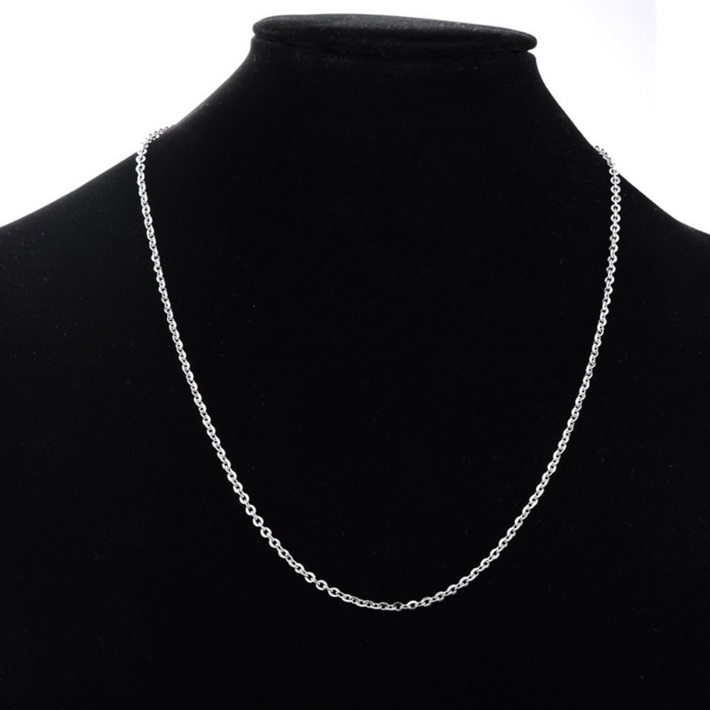 Halsband N°06-06 in roestvrij staal, 70 cm lang