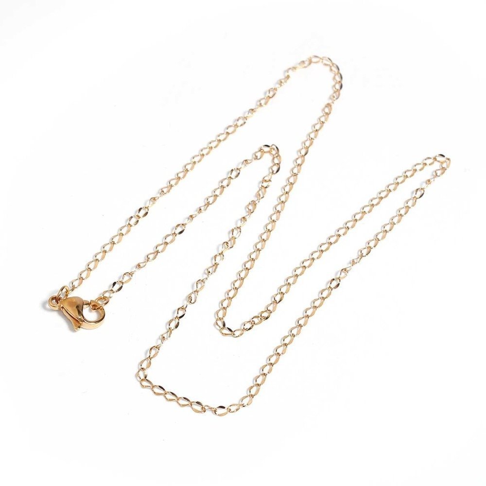 Ketting N°07 in roestvrij staal, 45 cm (18")
