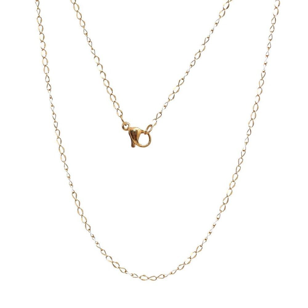 Ketting N°07 in roestvrij staal, 45 cm (18")