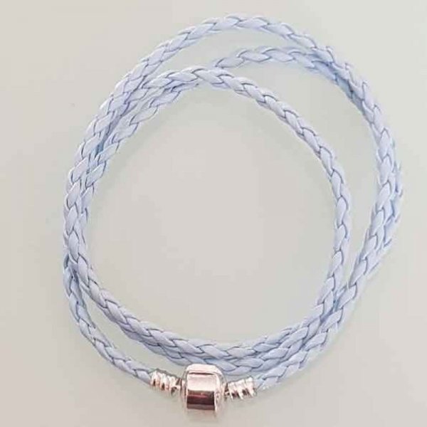 Gevlochten halsketting 58cm N&deg;02