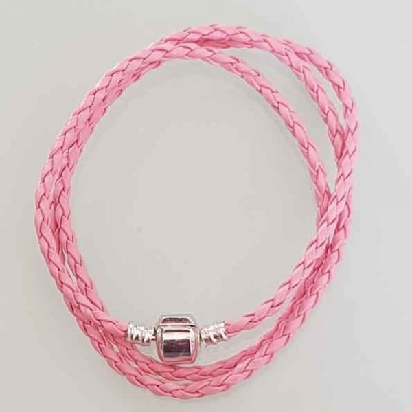 Gevlochten halsketting 58cm N&deg;03