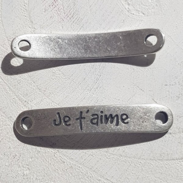 03 mm Zamak connector N&deg;01 Zilver