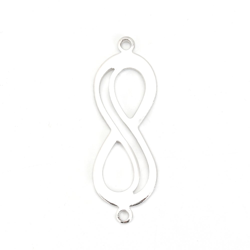 Connector "Infinity" symbool 18k platina koper