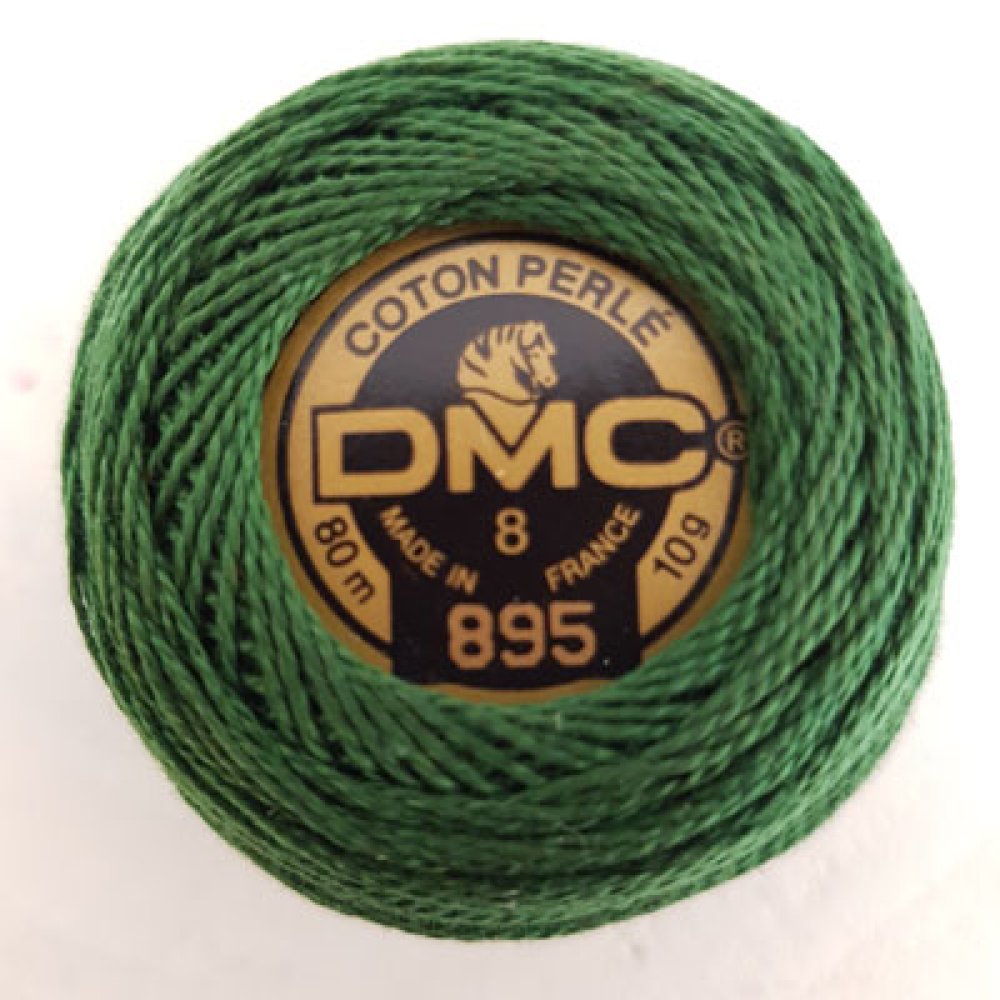 Borduurkatoenen kralen op een klosje, DMC nr. 8 - 10 g