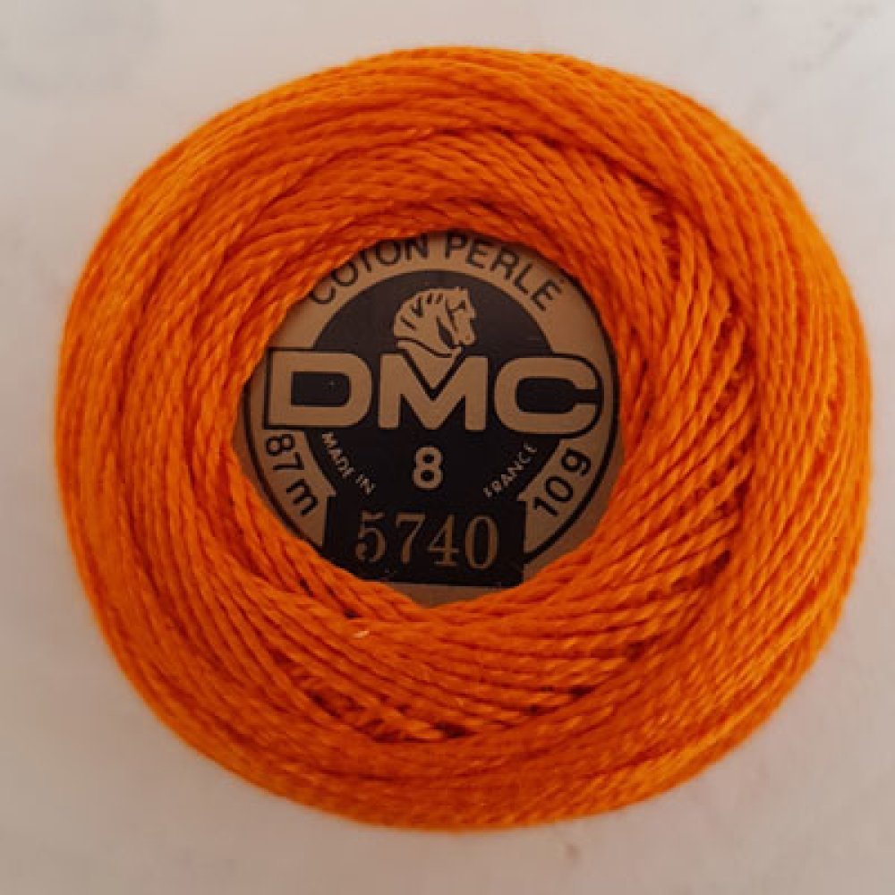 Borduurkatoenen kralen op een klosje, DMC nr. 8 - 10 g