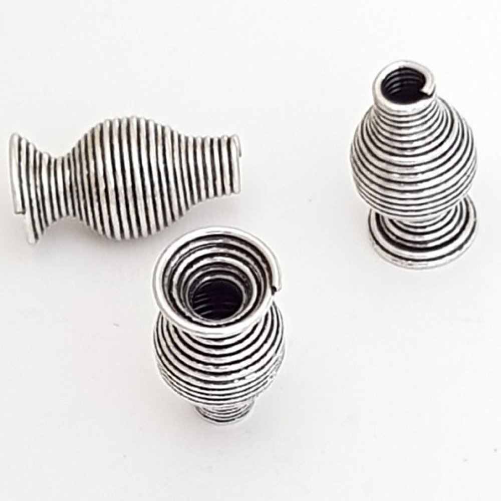 Spiral Cone Cup N°10 Aged Silver.
