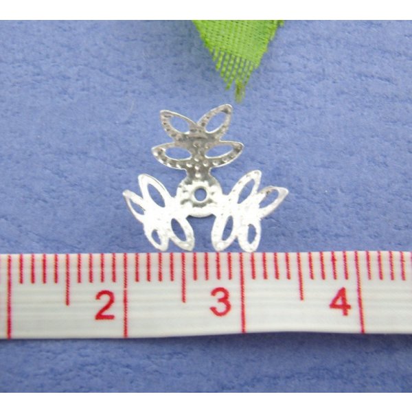 Watermerk Zilveren Bloem Alloy Schaal x 300