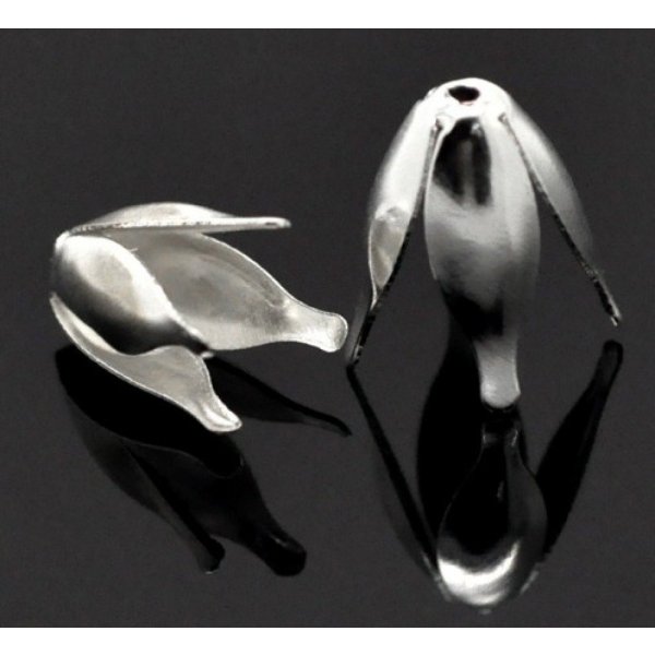 Ijzerlegering Kom Zilver Bloem x 200