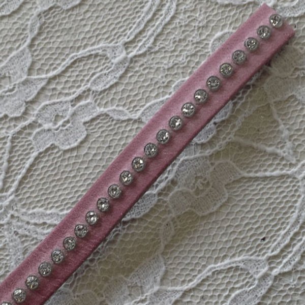 Leer DD-Violet 10 mm Swarovski Strass per 20 cm