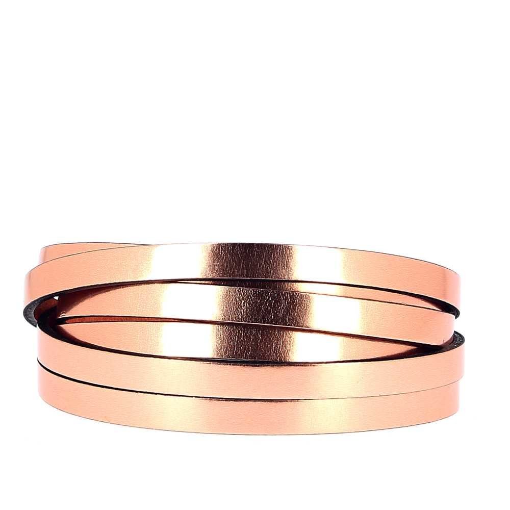 10 mm bij 20 cm Gouden Rosé Spiegelleder