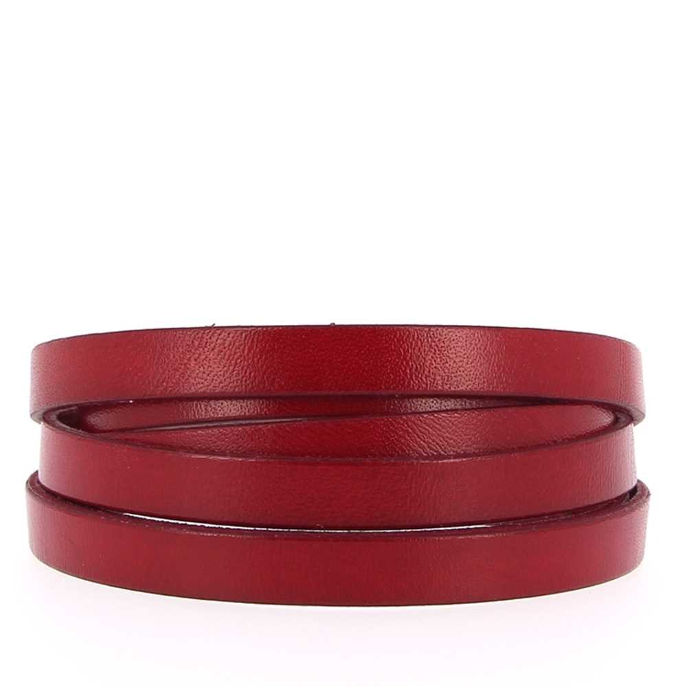 Plat kalfsleer 10 mm glad per 20 cm