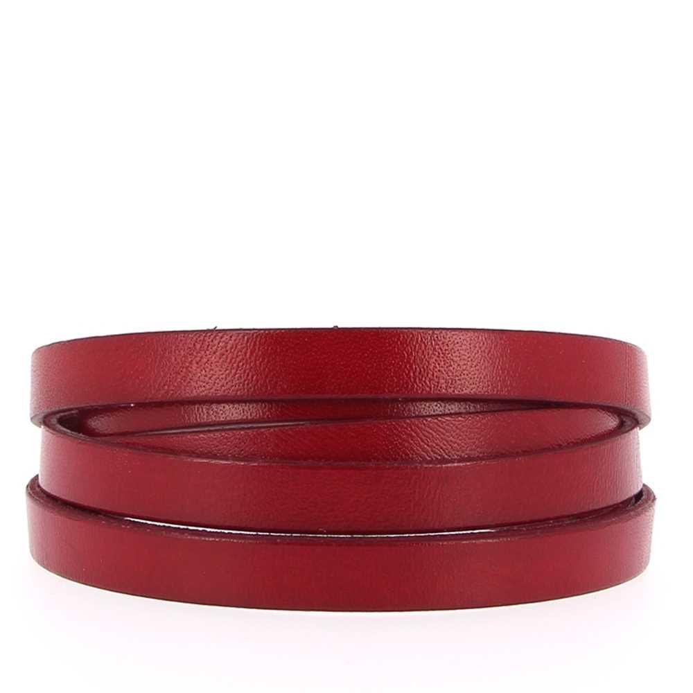 Plat kalfsleer 10 mm glad per 20 cm