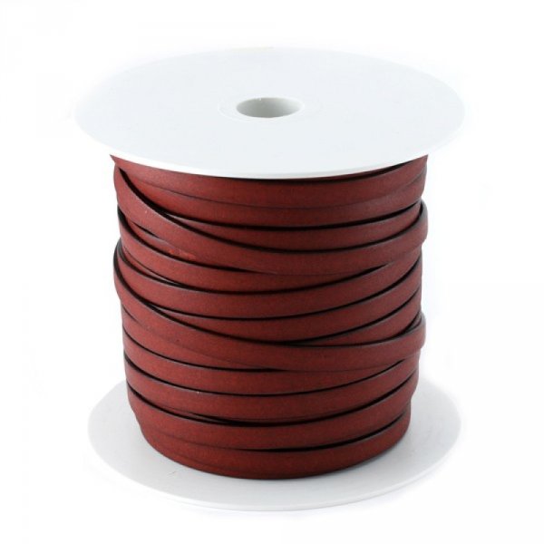 Gereconstitueerd leer Rood 10 mm per 1 meter