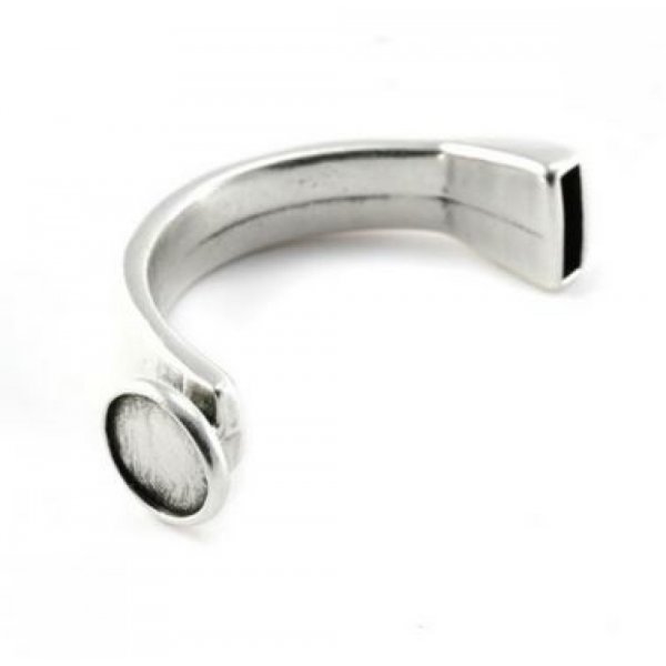 Halve armband in Zamak 12 mm x 03 mm