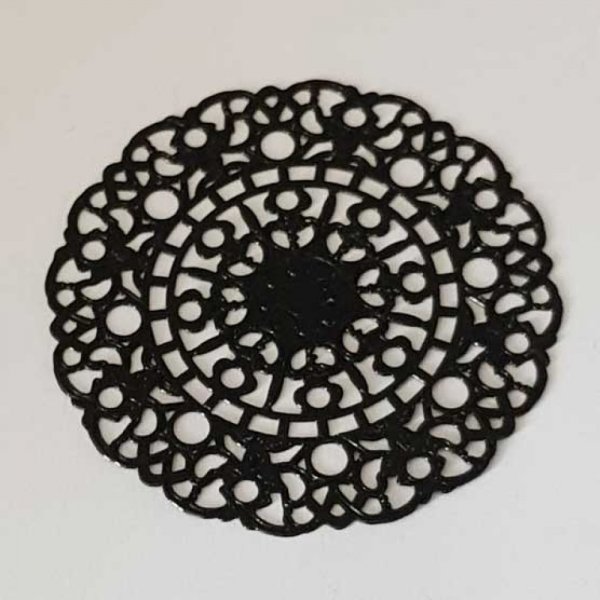 Estampe N&deg;23 Rond 46 mm Noir