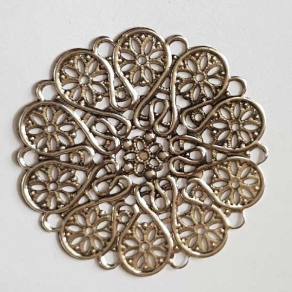 Estampe N&deg;27 Rond 49 mm Argent