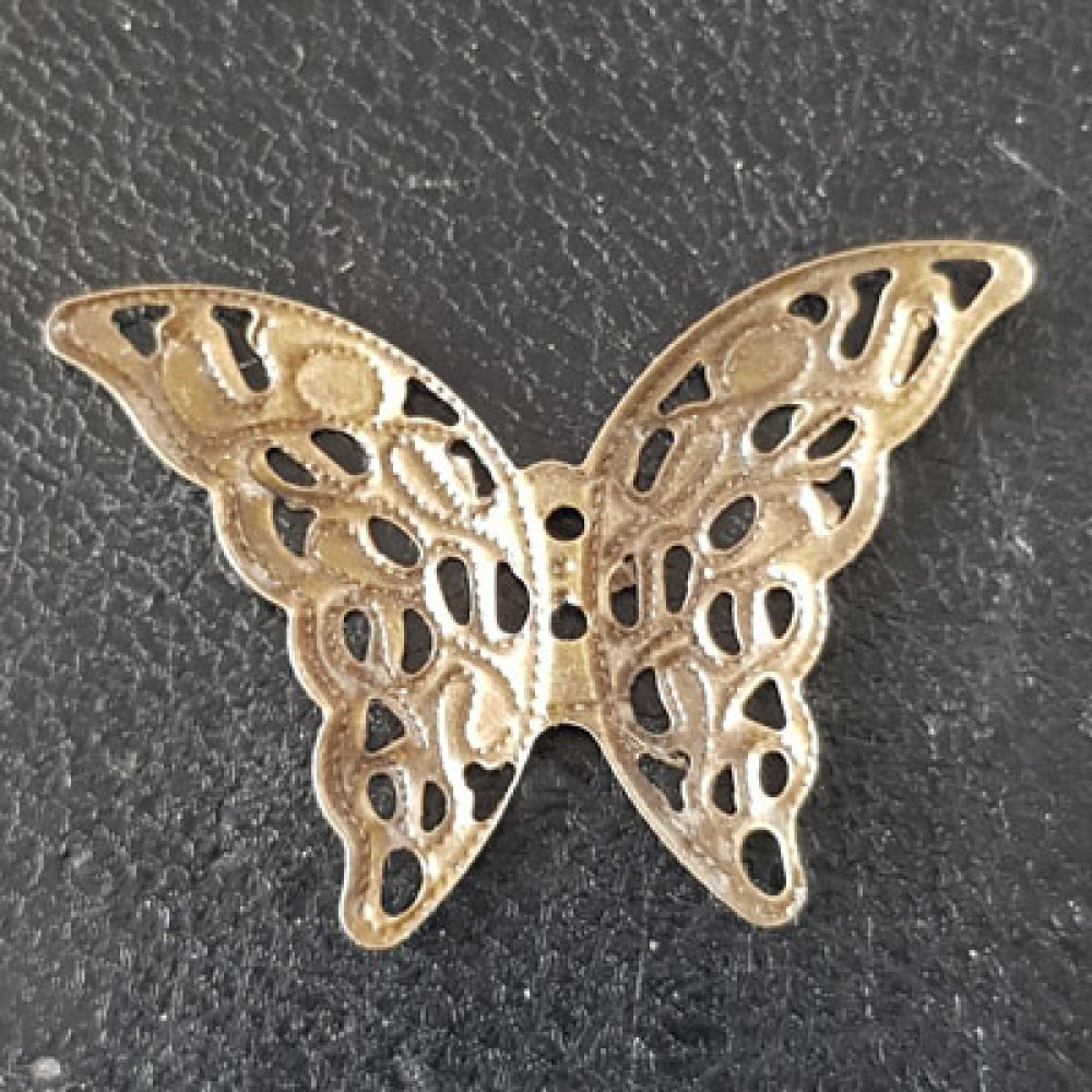 Bronzen vlinder filigraan stempel N°05