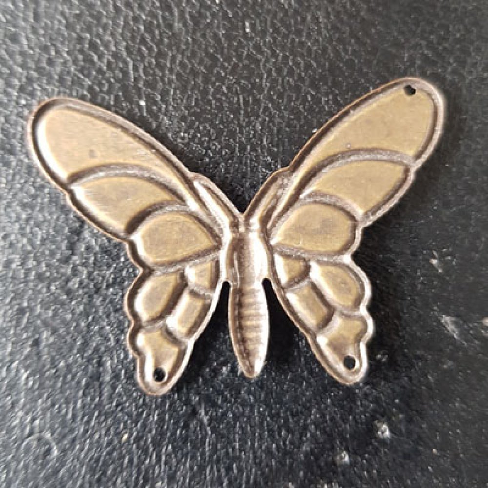 Bronzen vlinder filigraan stempel N°07