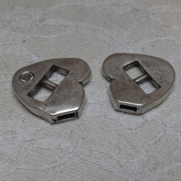 Sluiting 06 mm voor het maken van leren armbanden.