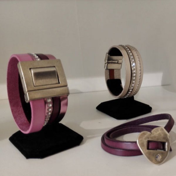 Sluiting 06 mm voor het maken van leren armbanden.