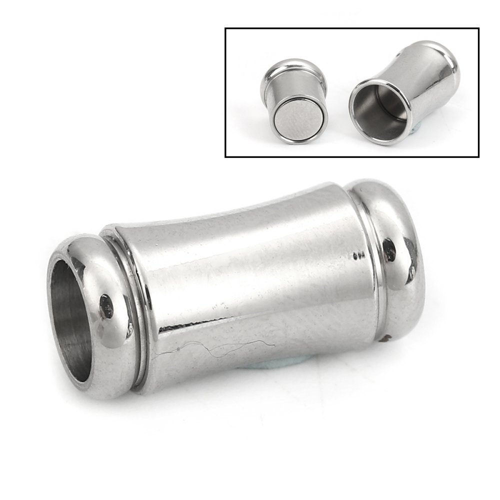 Magnetische sluiting Roestvrij staal 06 mm Zilver N°04