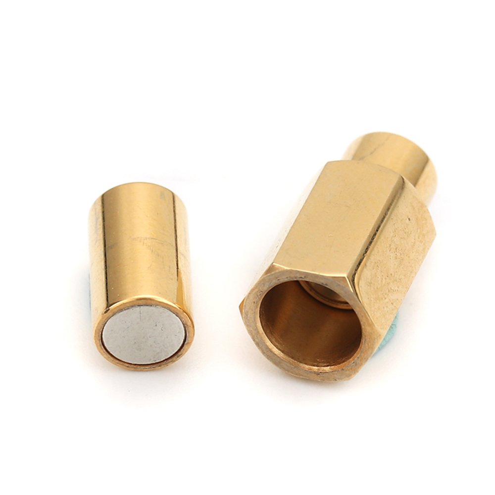 Roestvrij stalen magnetische sluiting 05 mm Goud N°01