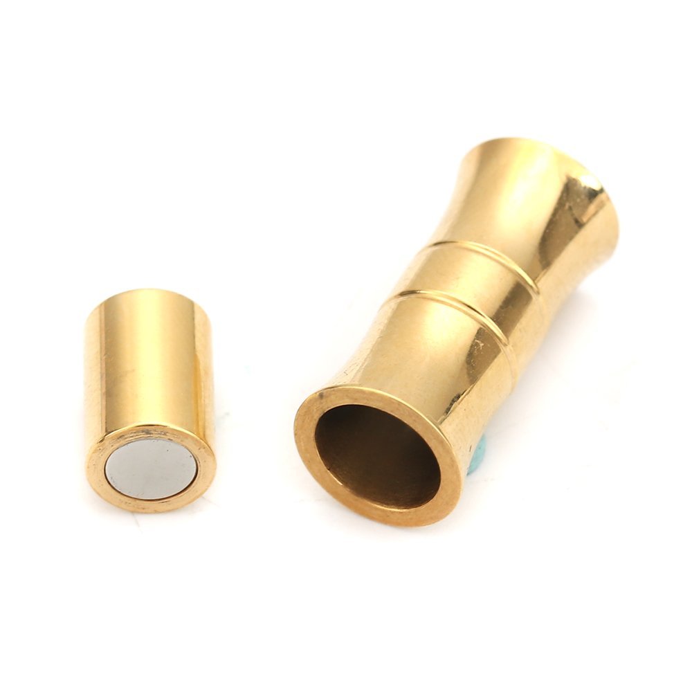 Magnetische sluiting Roestvrij staal 06 mm Goud N°06