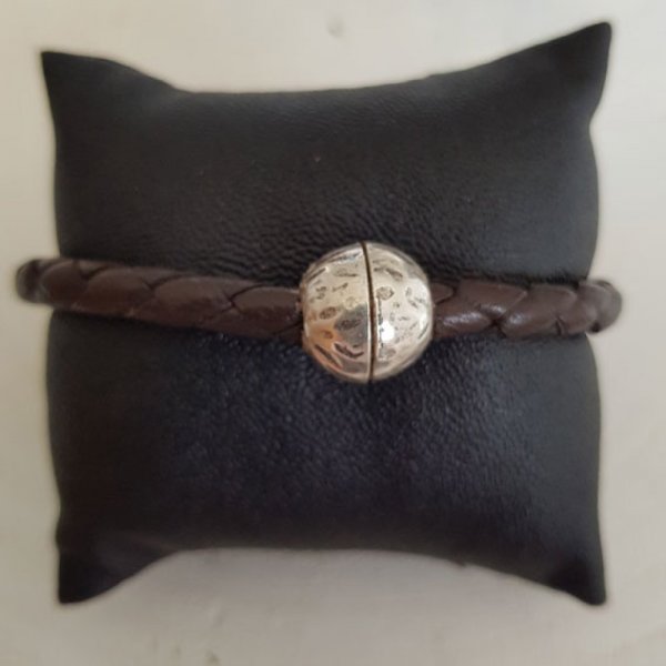 Magnetische zamak sluiting voor leer Rond 05 mm