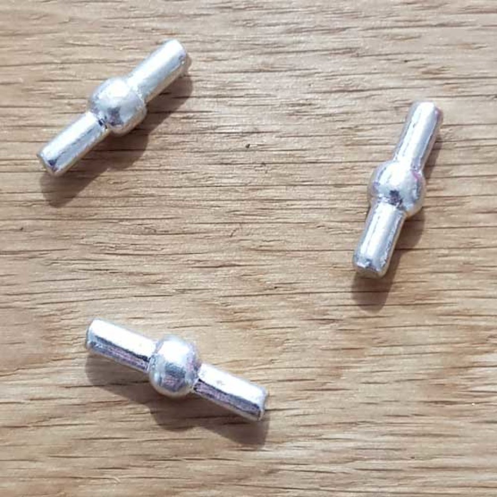Holle PVC koordsluiting 5 mm zilver