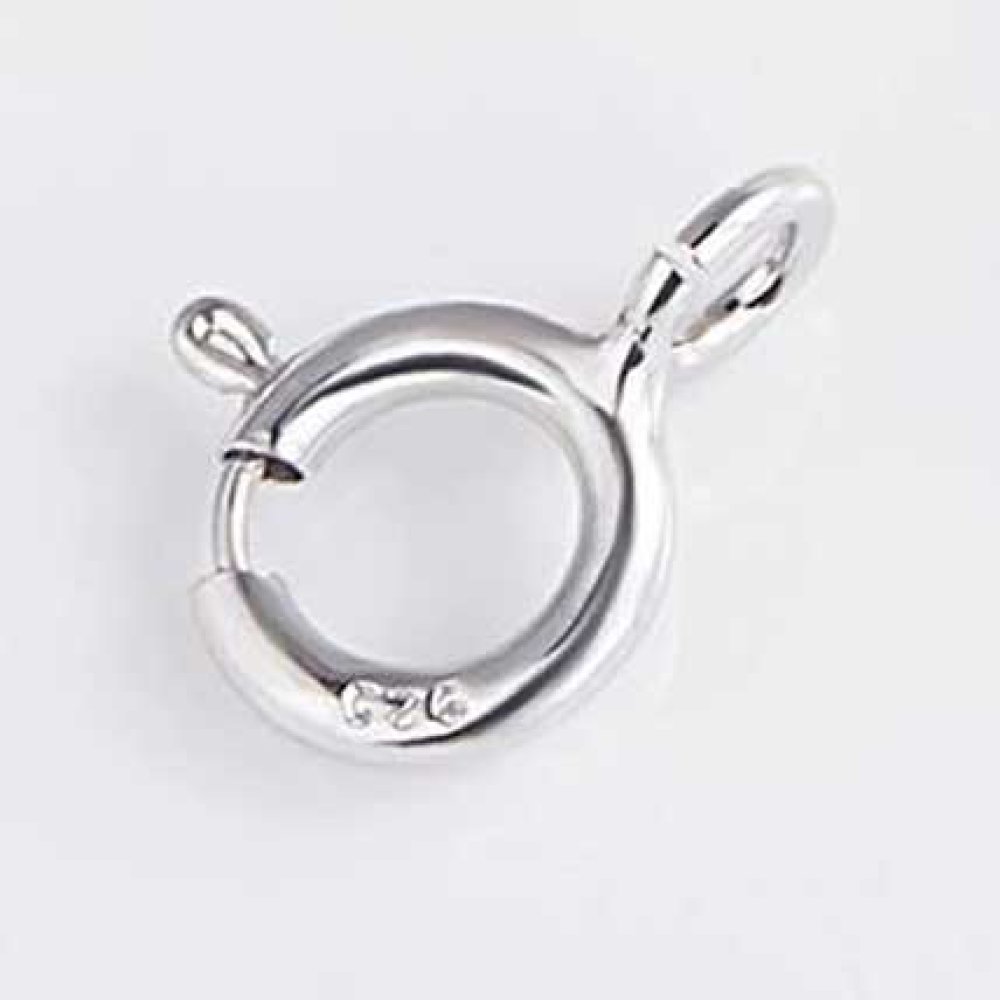 Ronde veersluiting 925 zilver N°02